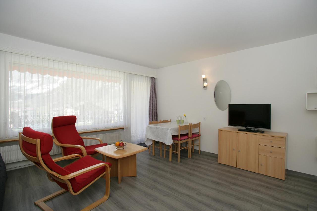 Apartments Haus Quelle Leukerbad Luaran gambar