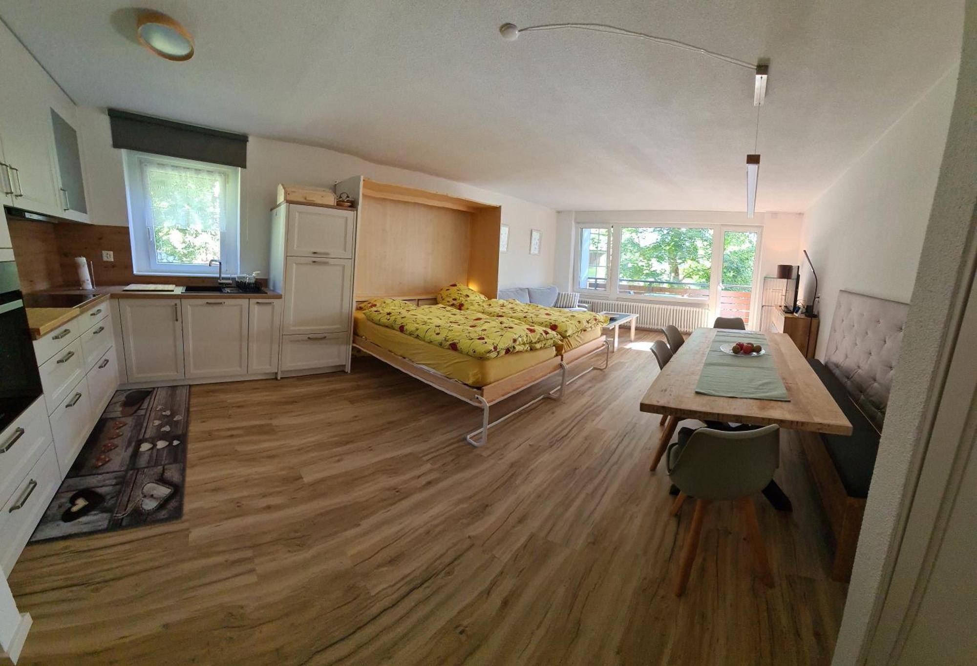 Apartments Haus Quelle Leukerbad Luaran gambar